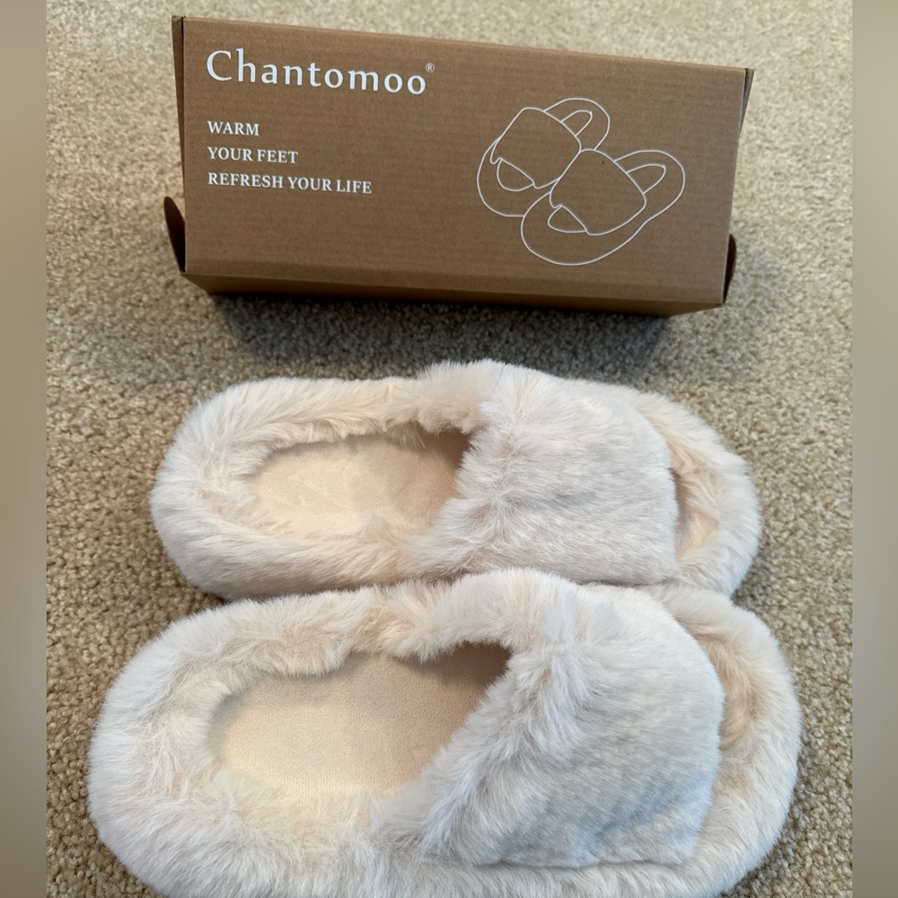 Chantomoo soft Ivory Slippers 38/39